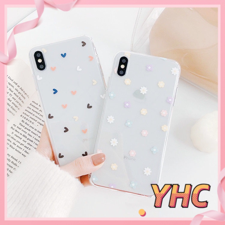ốp iphone TPU Trong Suốt Hình Hoa tương thíchIphone6 6splus 7 7plus 8 8plus XR X XS 12 11 Pro max Plus 13 Promax-799