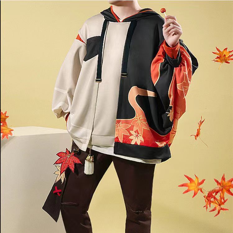 Áo Khoác Hoodie Cosplay Nhân Vật Kaedehara Kazuha Trong Game Genshin Impact Cho Nam Và Nữ
