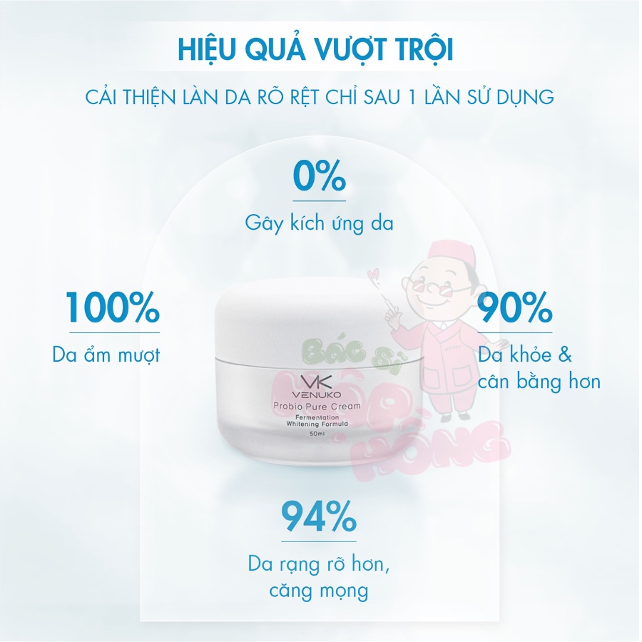 Kem bổ sung dinh dưỡng cho da VENUKO PROBIO PURE CREAM