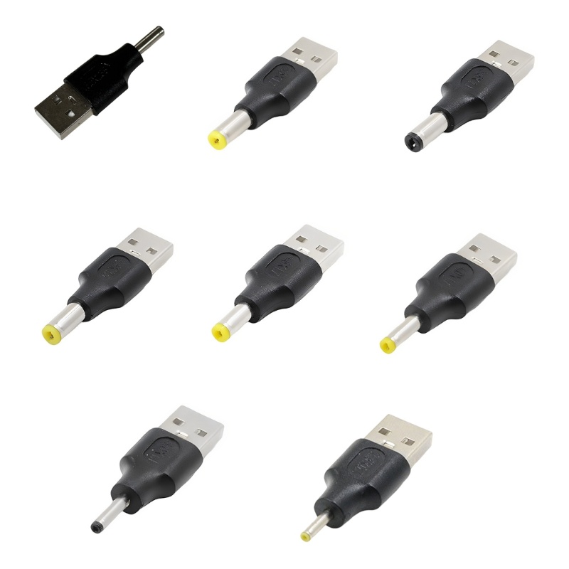 Đầu Nối USB Sang 2.5x0.7mm 3.5x1.35mm 4.0x1.7mm 5.5x2.5mm 5.5x1.7mm 5.5x2.5mm 5.5x2.1mm