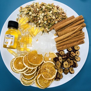 Trà Cam Quế Mật Ong [Hàng loại 1] Giảm Ho, Tăng Sức Đề Kháng, Giữ Ấm Cơ Thể, Set từng gói dùng tiện lợi trong ngày