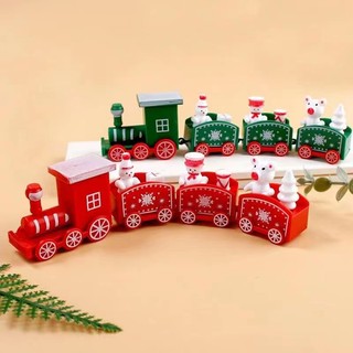❤️NEW NOEL❤️trang trí bánh sinh nhật Đoàn tàu noel giáng sinh