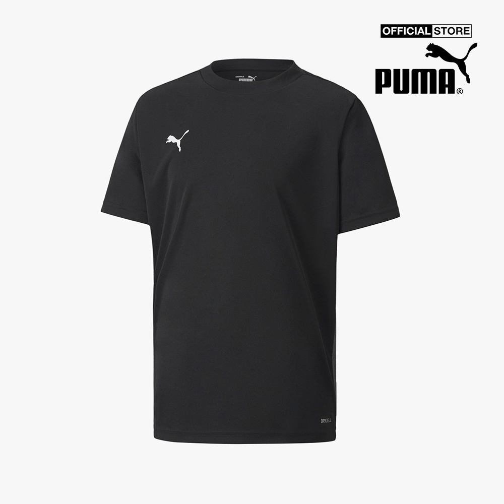 PUMA - Áo thun thể thao trẻ em cổ tròn tay ngắn phom unisex Teamsport 656811-06