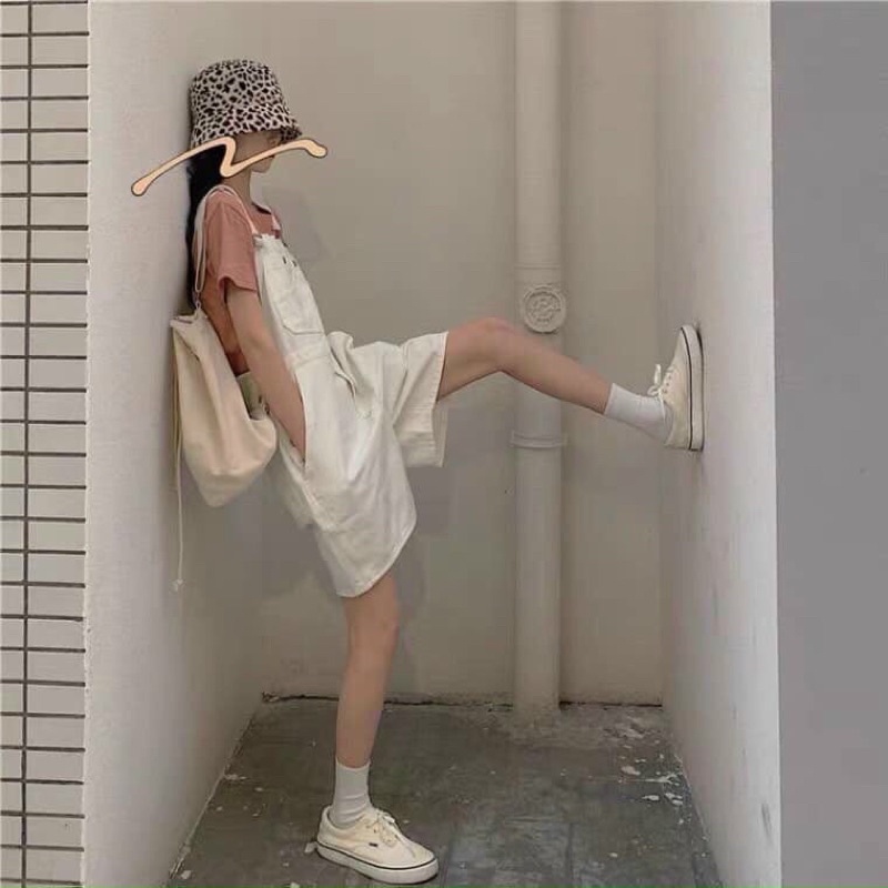 Yếm quần short jean phố túi trước 💯chất xịn siêu tôn dáng đỉnh, cực mịn đẹp form chuẩn