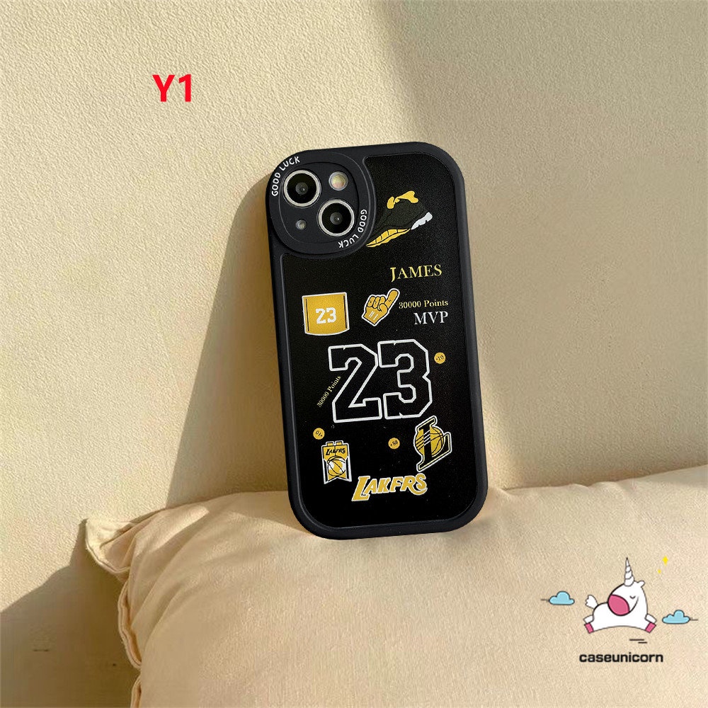 Ốp Điện Thoại TPU Mềm In Nhãn Hiệu N.B.A Lakers Cho IPhone 11 7 8 6 6s Plus 13 12 14 11 Pro MAX 14 Plus XR X XS MAX SE 2020