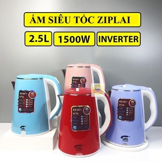 Ấm siêu tốc bình đun nước siêu tốc Jiplai hàng Thái Lan chính hãng bảo hành 12 tháng dung tích 2.5l