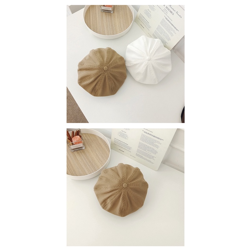 Mũ Beret Màu Trơn Phong Cách Nhật Bản Thời Trang Thu Đông Cho Nữ