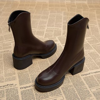 Giày Boot Cao Gót Phong Cách Mới Cho Nữ