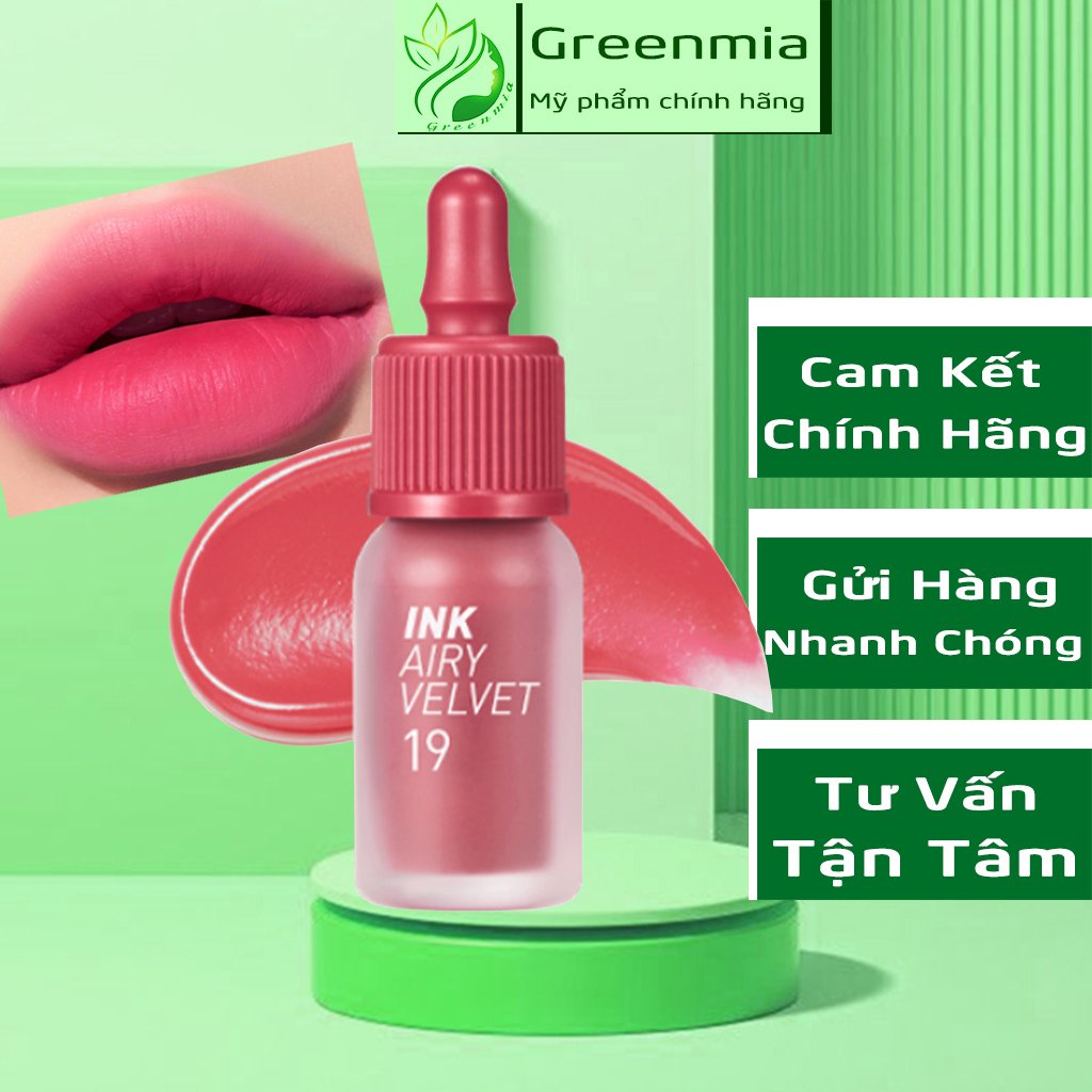 Son Ink Airy Màu 19 Elf Light Rose Hồng Sáng MLBB Kem Lì Peripera Ink Airy Velvet Lip Tint Mới Nhất 4g [CHÍNH HÃNG]