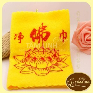 Khăn lau bàn thờ Hoa Sen ( khăn lau tượng,Phật... )