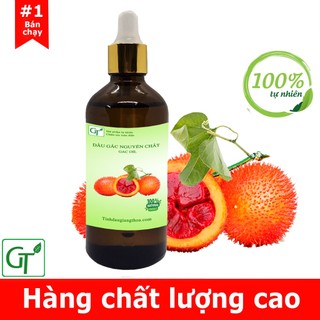 Dầu gấc ép lạnh làm đẹp 💞freeship💞100% nguyên chất chai 100ml - hàng cao cấp