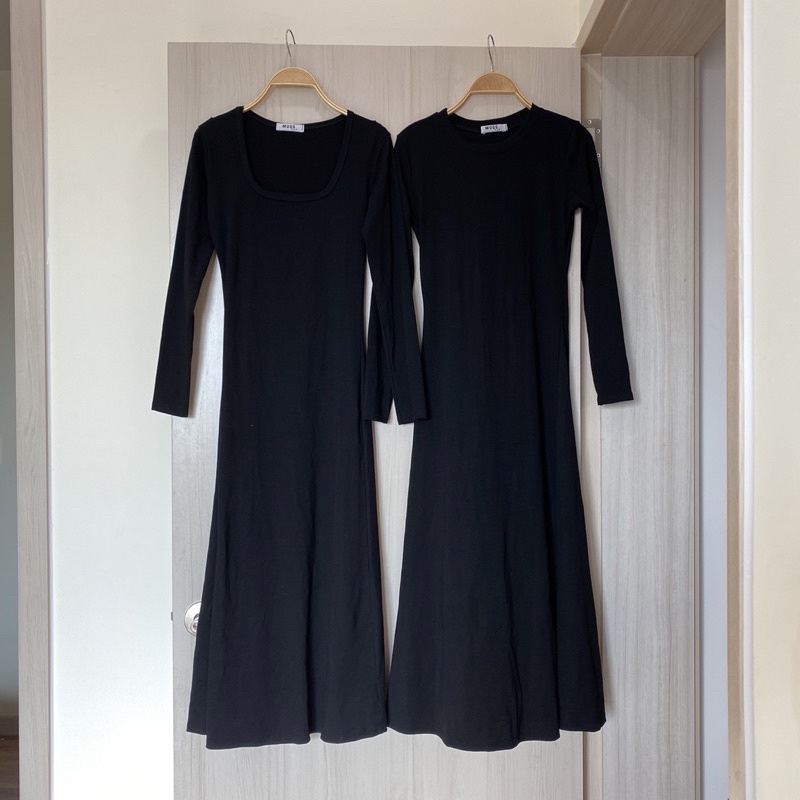 Váy body chất co giãn dáng dài