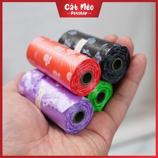 Cuộn Rác Túi Nilon Dọn Phân Cho Thú Cưng Chó Mèo