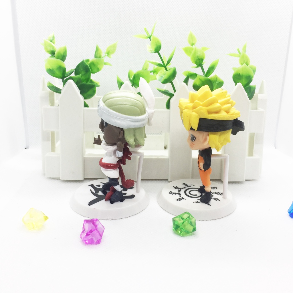 🔥Rẻ Nhất Shopee🔥 Mô hình nhân vật naruto itachi sasuke manga trang trí độc đáo dễ thương