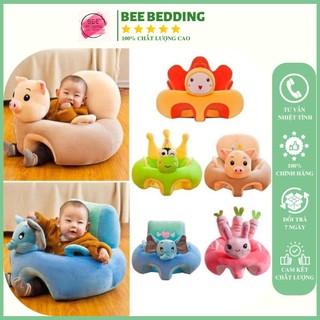 Ghế tập ngồi thú nhồi bông cho bé hình thú nhồi bông ngộ nghĩnh hàng nội địa trung
