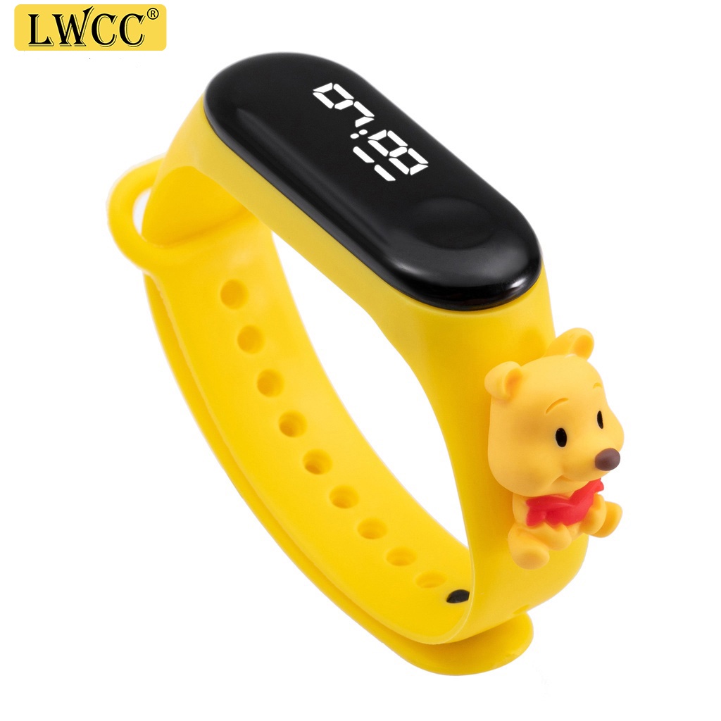 Đồng hồ LWCC dwy đeo tay điện tử dây silicon thiết kế chống thấm nước cao cấp