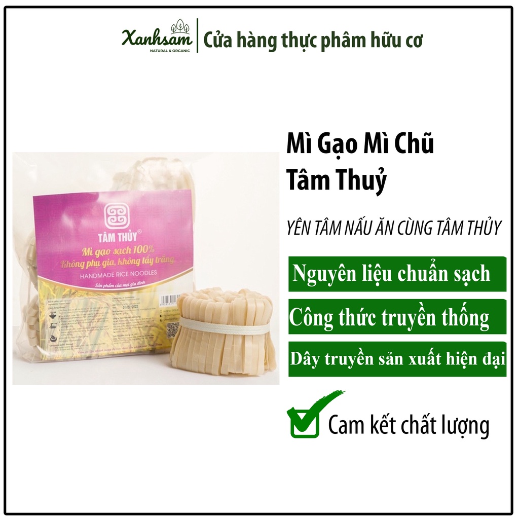 Mì Gạo Mì Chũ Tâm Thuỷ Sợi To Sợi Nhỏ 400g 1kg - XanhSam