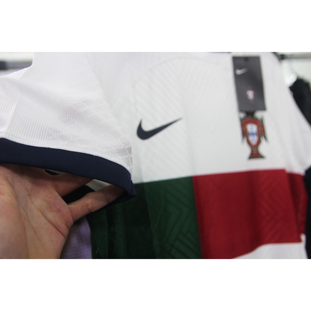 Bộ quần áo bóng đá Đt Bồ Đào Nha mùa WC 22/23 - Bản Player hàng Thái - Bồ Đào Nha Trắng sân khách