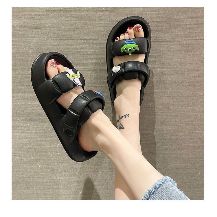 Giày Sandal Hai Cách Mang Đế Mềm Nhẹ Thoải Mái Chống Trượt Thời Trang Dạo Phố Năng Động