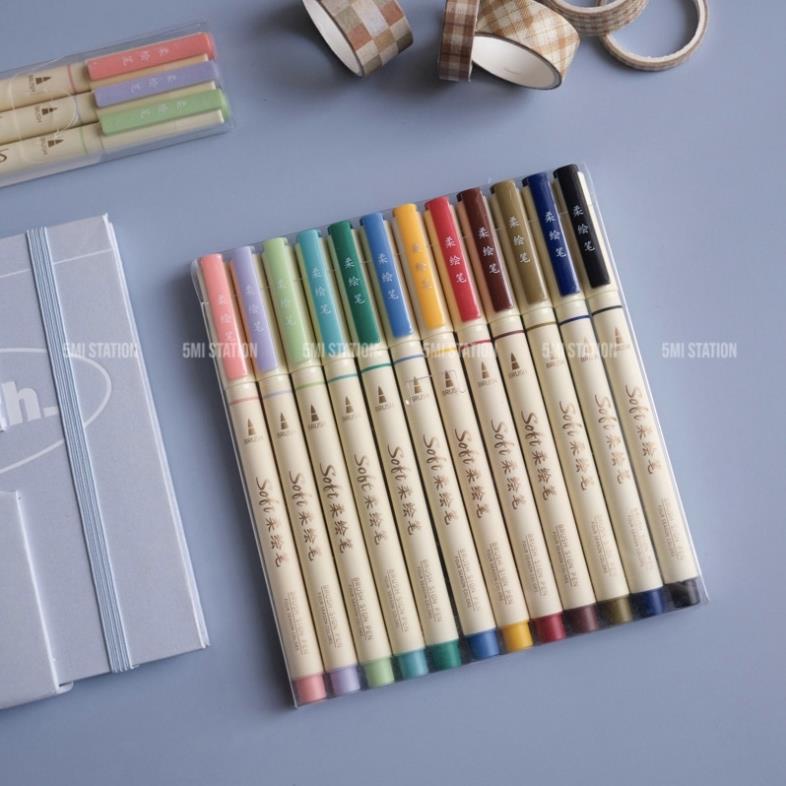 BÚT Soft Brush Sign Pen Luyện Calligraphy Ngòi Cao Cấp