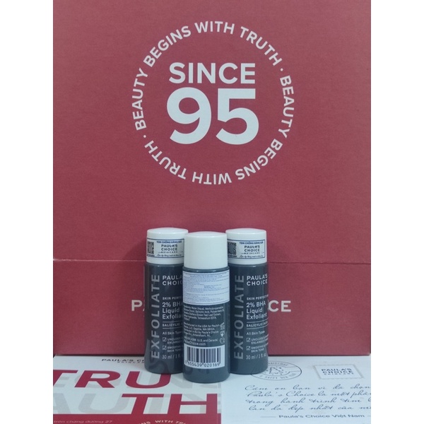 Tẩy da chết hóa học BHA 2% 30ml
