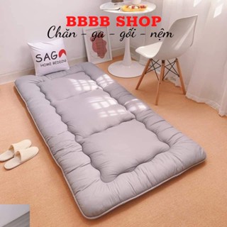 Nệm Topper Xuất Nhật RIOTEX HOME 1m/1m2/1m4/1m6/1m8x2mx5cm gấp 3 mềm mại, tiện dụng thích hợp