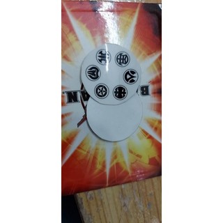 Tấm dán hệ bakugan trong suốt, decal trong sáu thuộc tính bakugan đen và trắng
