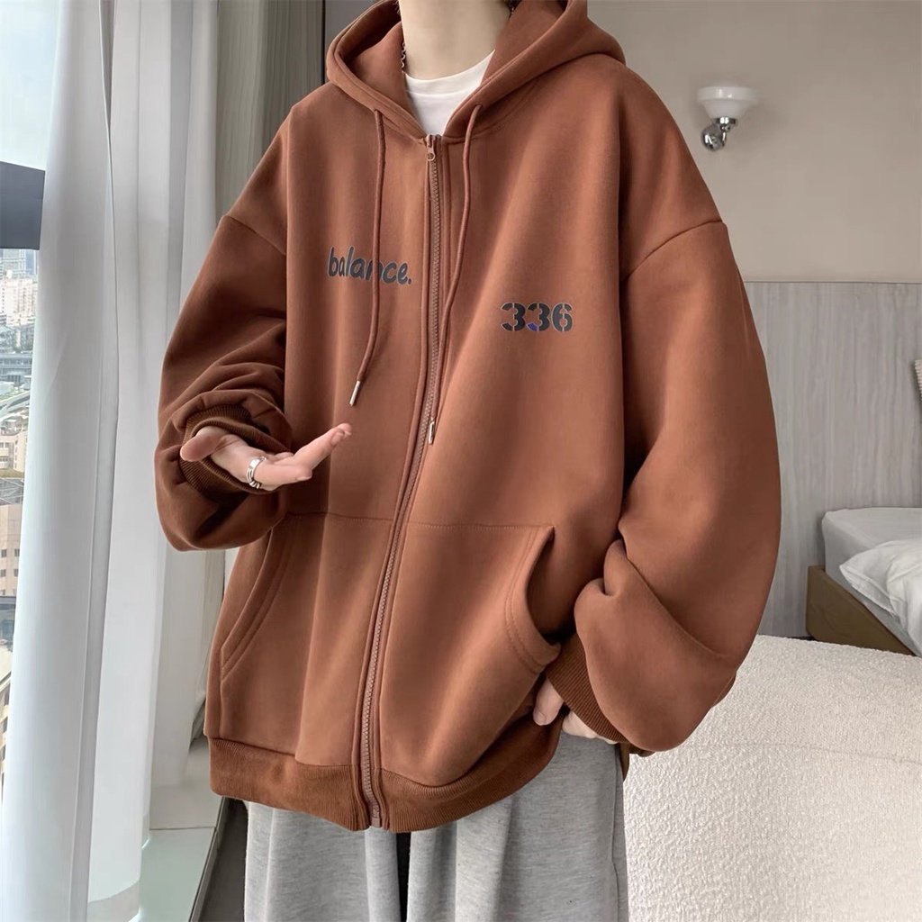 Áo Hoodie Zip From Rộng Nam Nữ- Áo Khoá Hoodie Zip Mũ 2 Lớp From Rộng Chất Liệu Nỉ Bông In 5D Chữ BelenCe