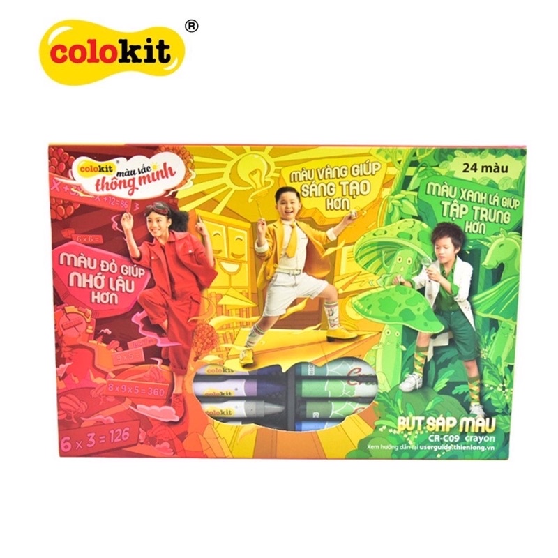 Bút sáp màu Thiên Long/ Classmate nhiều mẫu