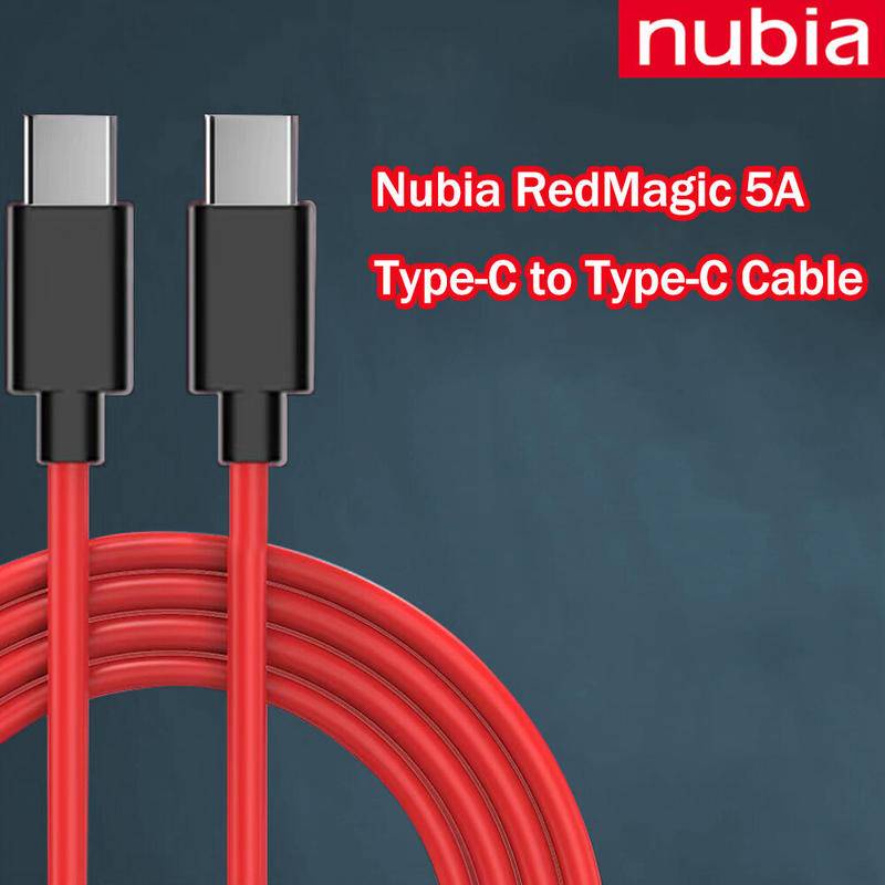 Dây Cáp Sạc Nhanh 5A 1M Red Magic 5A USB Type-C Sang USB Type-C Cho ZTE Nubia Red Magic 5G