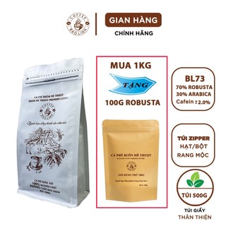 Cà phê nguyên chất bl73 rang mộc dùng pha phin, pha máy từ cà phê buôn mê thuột