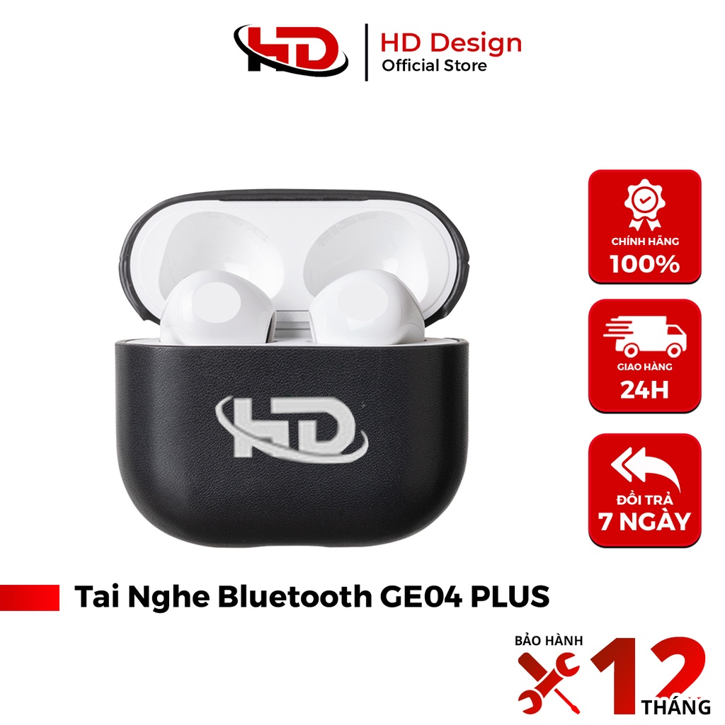 Tai Nghe Bluetooth Không Dây HD3 PLUS - Chất Âm Cực Hay - Có Mic Đàm Thoại - Chính Hãng  HD Design