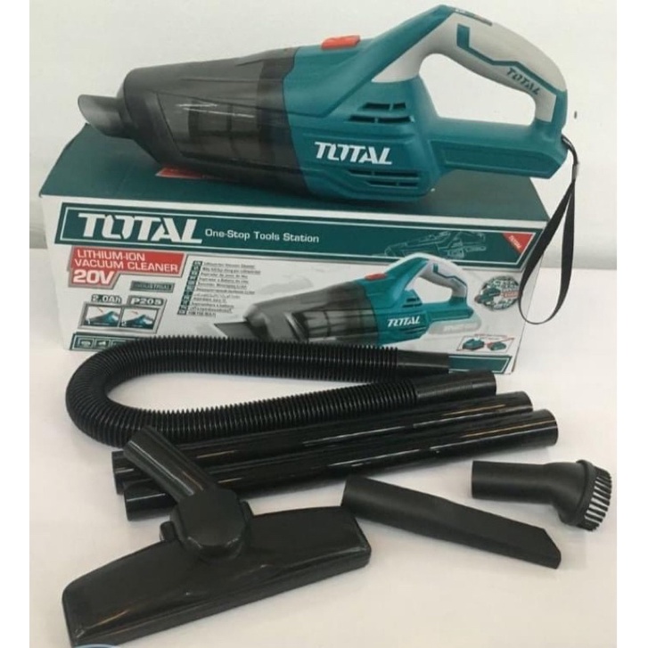 TOTAL Máy hút bụi 0.7L dùng pin Lithium 20V TVLI2001