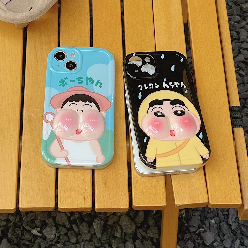 Ốp Điện Thoại TPU Mềm Hình Khuôn Mặt Hoạt Hình IMD Cho iphone 14 Pro Max 13 Pro Max 12 Pro Max