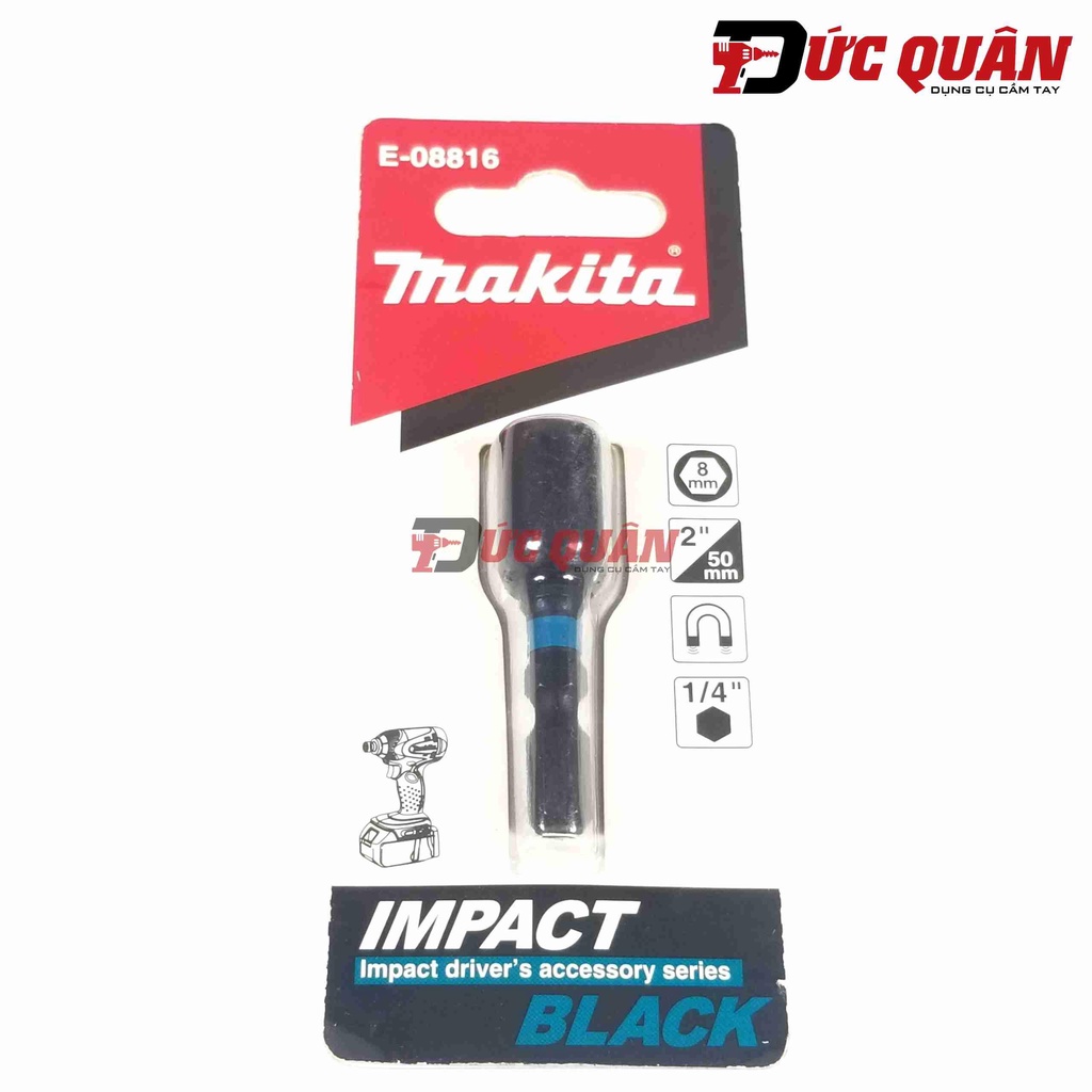 Đầu tuýp vặn ốc Impact Black 8.0mm Makita E-08816