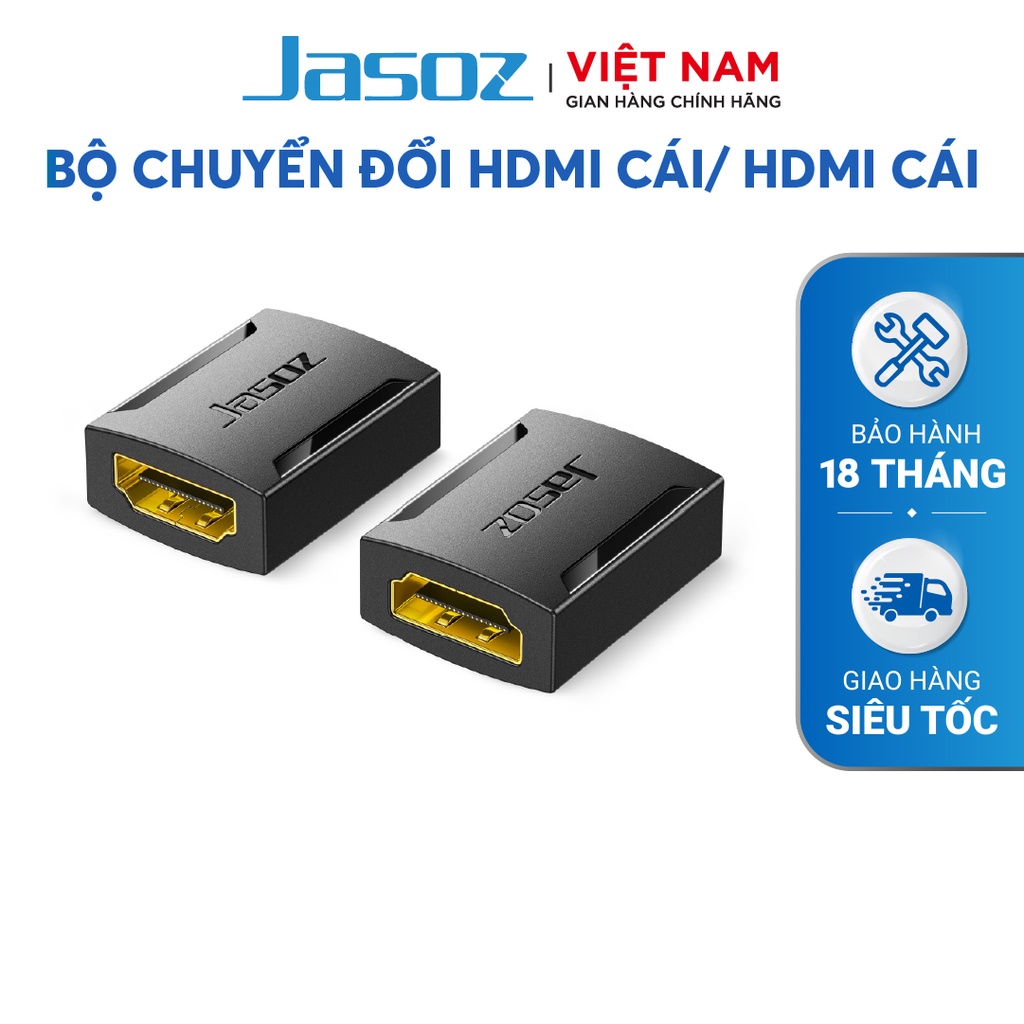 Bộ chuyển đổi HDMI Cái/ HDMI Cái JASOZ G132 - Hàng chính hãng - Bảo hành 18 tháng