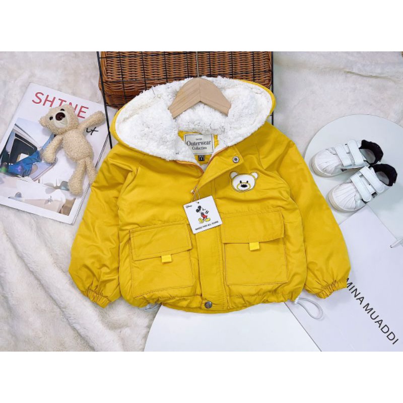 Áo parka lót lông nhỡ