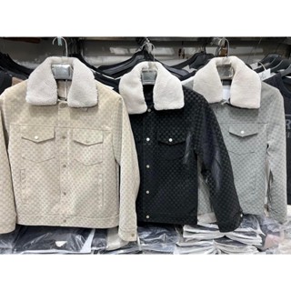 ÁO KHOÁC DA LỘN LÓT LÔNG, ÁO NAM CỔ LÔNG, HÀNG SIÊU CẤP (ẢNH THẬT)