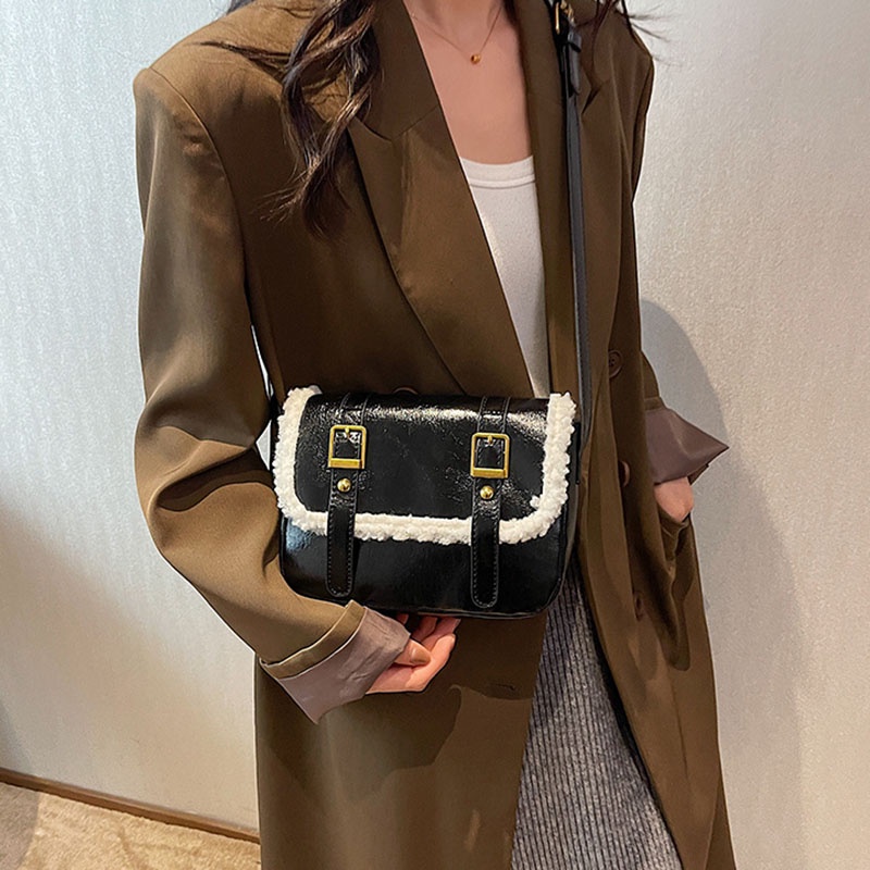 Ielgy Túi Đeo Chéo Phong Cách retro Cao Cấp Dành Cho Nữ