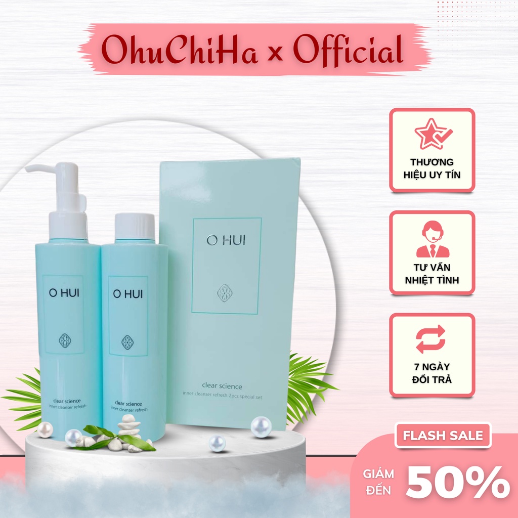 Dung dịch vệ sinh phụ nữ Ohui Clear Science Inner Cleanser Refresh