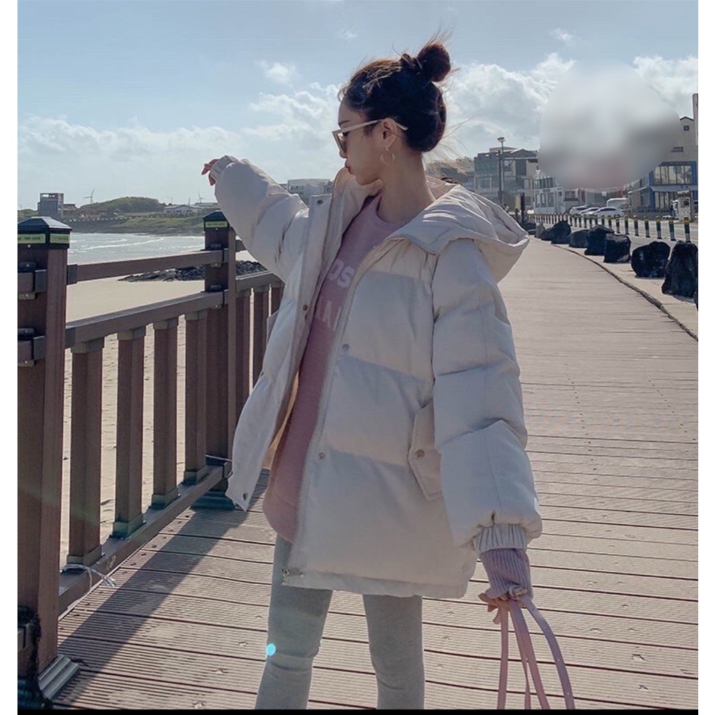Áo Khoác Phao Béo 5 MÀU HÀNG SIÊU SALE Áo khoác đại hàn cho nữ dáng rộng-NTHBOUTIQE