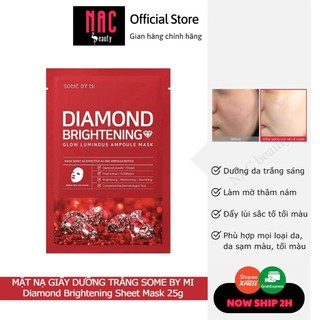 Mặt Nạ Giấy Giúp Dưỡng Trắng Da Some By Mi Diamond Brightening Mask Sheet 25g