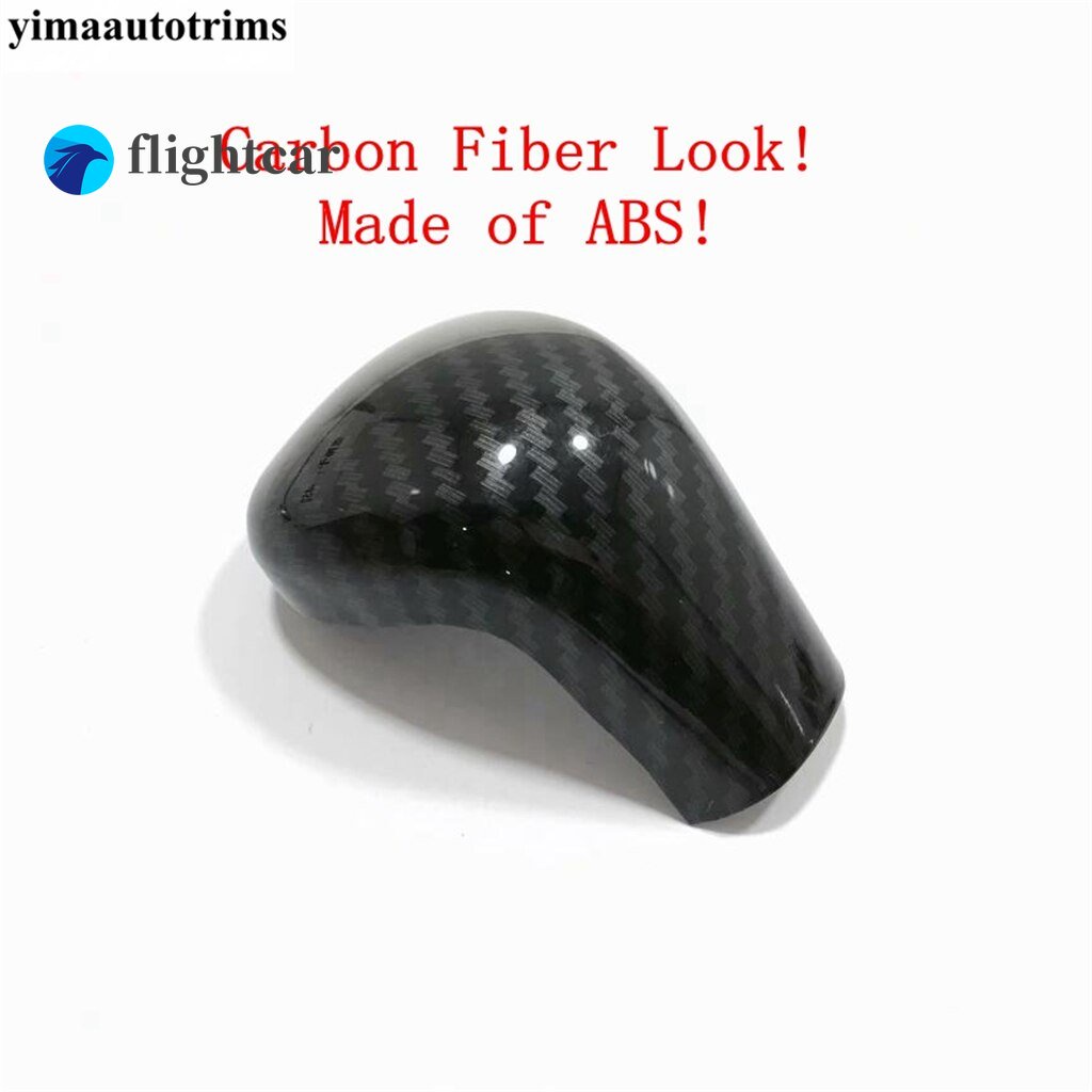 Miếng Dán Núm Gạt Cần Số Bằng ABS Họa Tiết Sợi Carbon Cho Toyota Corolla Cross 2021