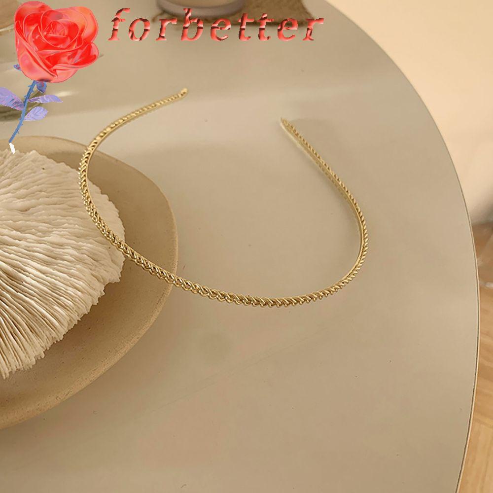 Băng đô cài tóc bằng kim loại phong cách Hàn Quốc cổ điển thanh lịch tinh tế cho nữ