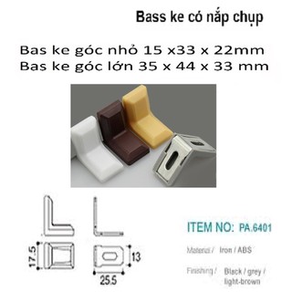 COMBO 10 Ke góc có nắp đậy nhựa ( 35x44x33 -15x33x22 )