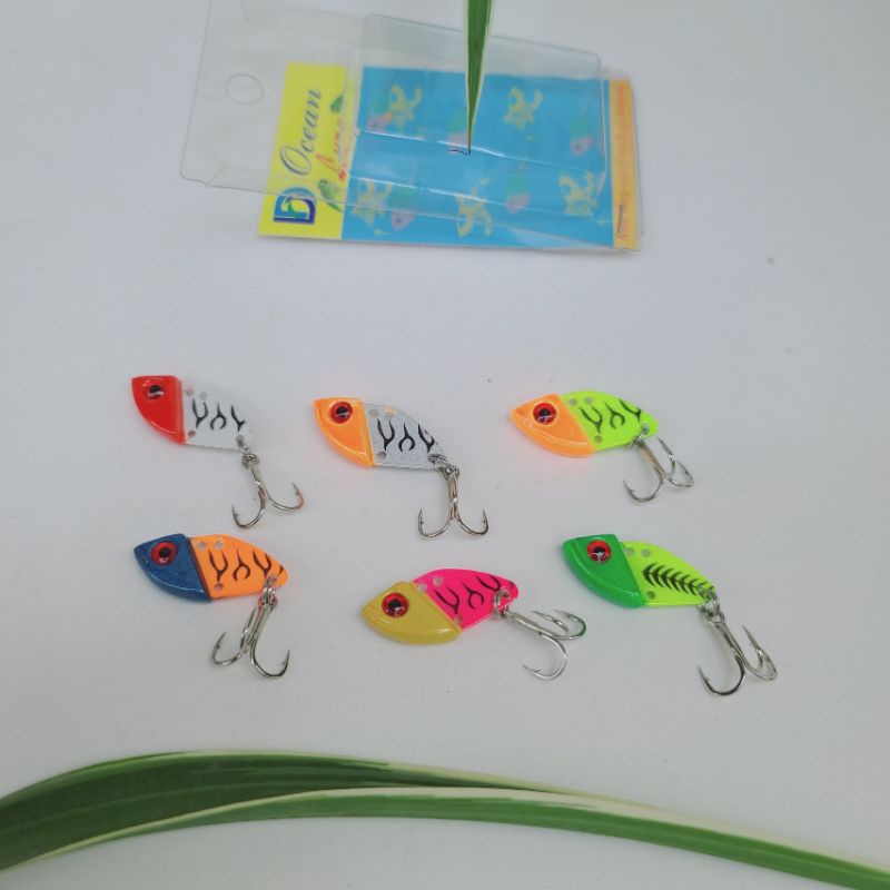 MỒI CÂU LURE MỒI CÁ SẮT 1 LƯỠI FULL BKK TRẮNG 3CM