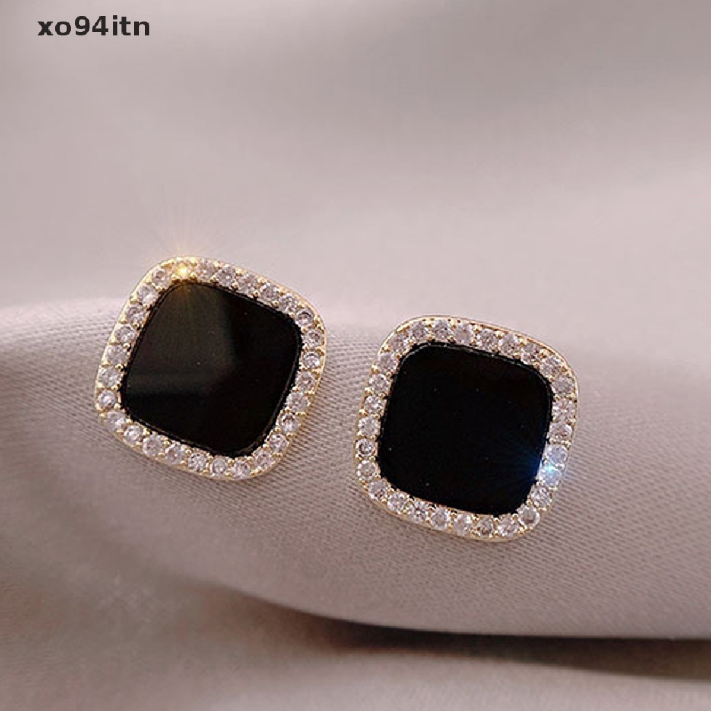 Bông Tai Đính Đá Zircon Thời Trang