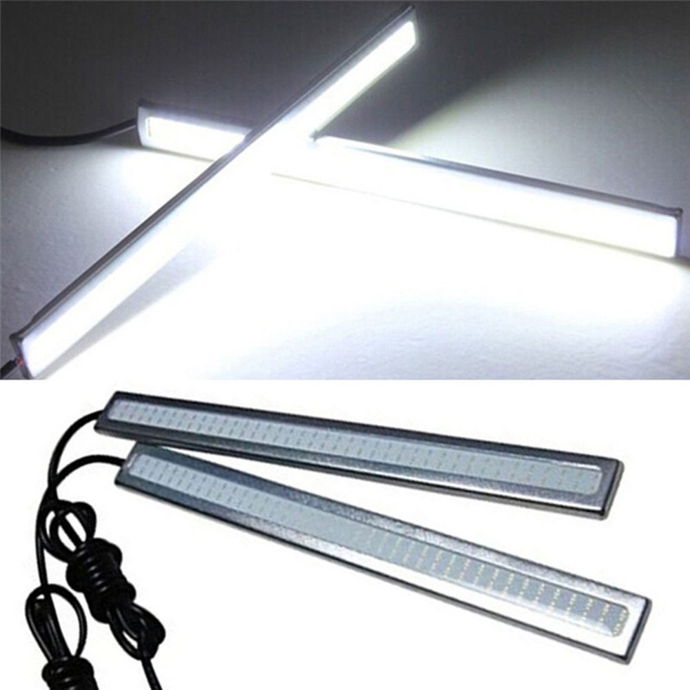 Bộ 2 Đèn Led Cob Chống Thấm Nước 6W 17cm Cho Xe Hơi / Xe Đua / Đèn Sương Mù