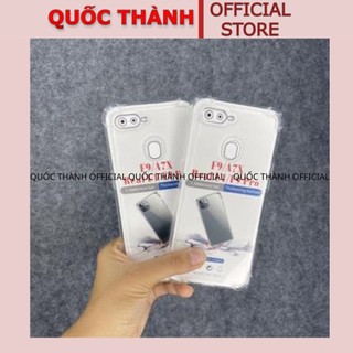 [CÓ NOWSHIP 1H] Ốp lưng Chống sốc Oppo F9 trong suốt dày dặn, cao cấp, bo 4 góc