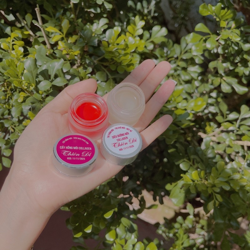 Combo Dưỡng Cấy Màu Môi Tế Bào Gốc Thiên Di Tẩy Thâm Môi Cấy Hồng Môi Tự Nhiên Kích Màu Phun Xăm